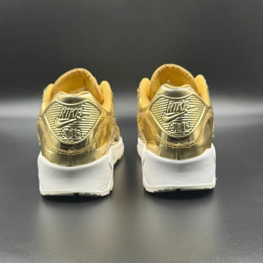 Wmns Nike Air Max 90 Metallic Gold - Picture 5 of 10